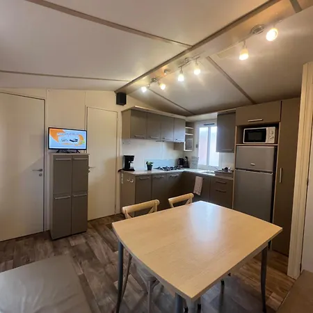 Les Mobil Homes De Noly Tv Clim 6places 1 Place Adulte Offerte Pour La Reserve Africaine Sigean 营地 *