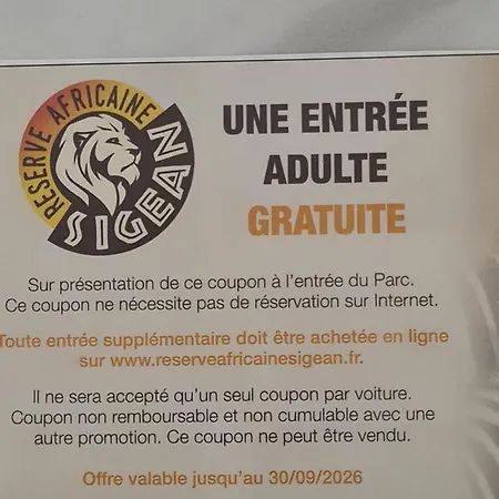 Les Mobil Homes De Noly Tv Clim 6places 1 Place Adulte Offerte Pour La Réserve Africaine Sigean